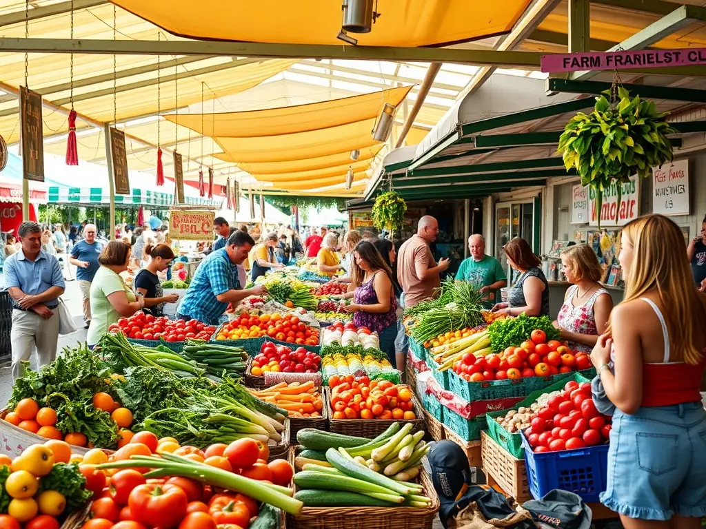 A community event featuring a tasting of local fruit products, with informational displays about the history and cultural significance of fruit in the region.